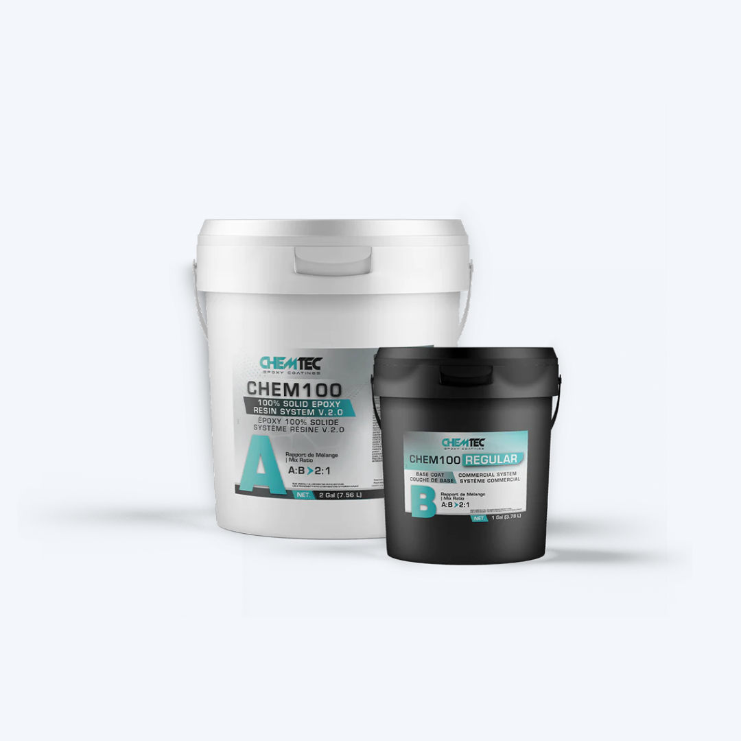 3 GAL Resin kit for Garage Floor Coating Applications - Garage Epoxy Kit - Two-Component Product - 100% epoxy