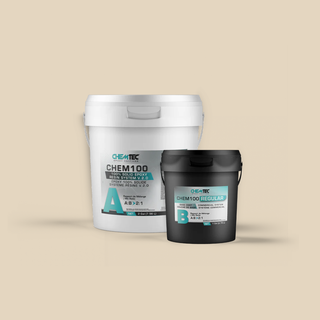 3 GAL Resin kit for Garage Floor Coating Applications - Garage Epoxy Kit - Two-Component Product - 100% epoxy