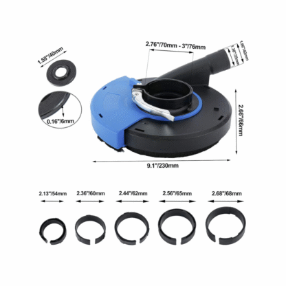 7 Inch/180 MM Expert Surface Grinding Dust Shroud for Angle Grinder