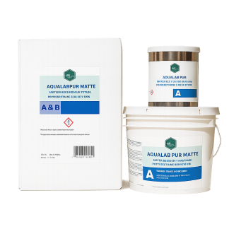 AQUALAB PUR Matte water-based aliphatic polyurethane floor coating