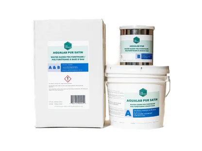 AQUALAB PUR Gloss clear water-based aliphatic polyurethane floor coating