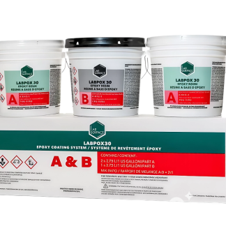 Labpox 30 - Labsurface Used for base coat in epoxy floorings, comes in pre-tinted colours, and clear which can be mixed with different color pods to get your own desired color.