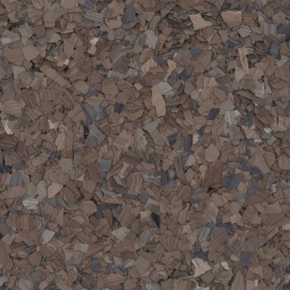 Garnet F9305 brown, grey, and red marble flake flooring finish.