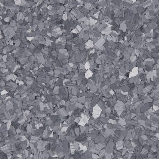 Basalt F9309 decorative flake blend with grey base and blue undertones for epoxy and resin flooring.