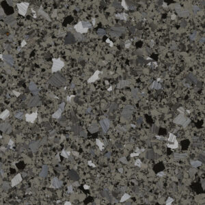 Slate FB-4105 decorative flake blend with brown, black, grey, and white accents for epoxy and resin flooring