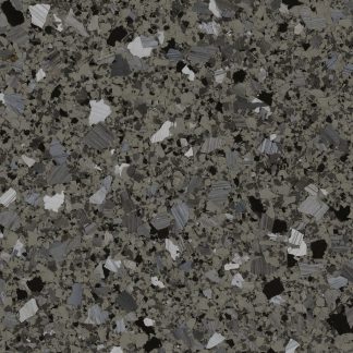 Slate FB-4105 decorative flake blend with brown, black, grey, and white accents for epoxy and resin flooring