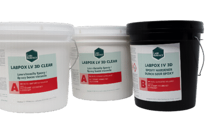 LABPOX LV 3D UV metallic epoxy flooring topcoat – ultra-low viscosity epoxy for 3D effects