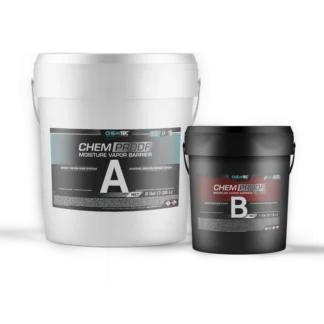 CHEM PROOF SC slow cure epoxy moisture barrier primer applied to concrete floor