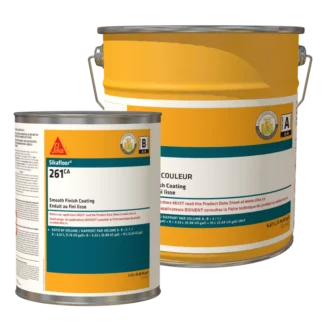 Sikafloor 261 CA smooth glossy epoxy floor coating in commercial facility