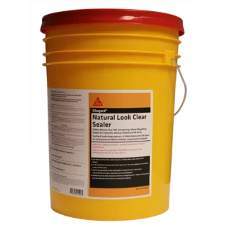 Sikagard Natural Look Clear Sealer water-based concrete and masonry sealer.