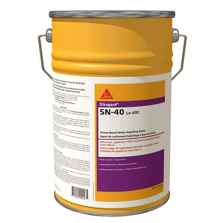 Sikagard SN-40 Lo-VOC silane concrete sealer for bridges and parking decks.