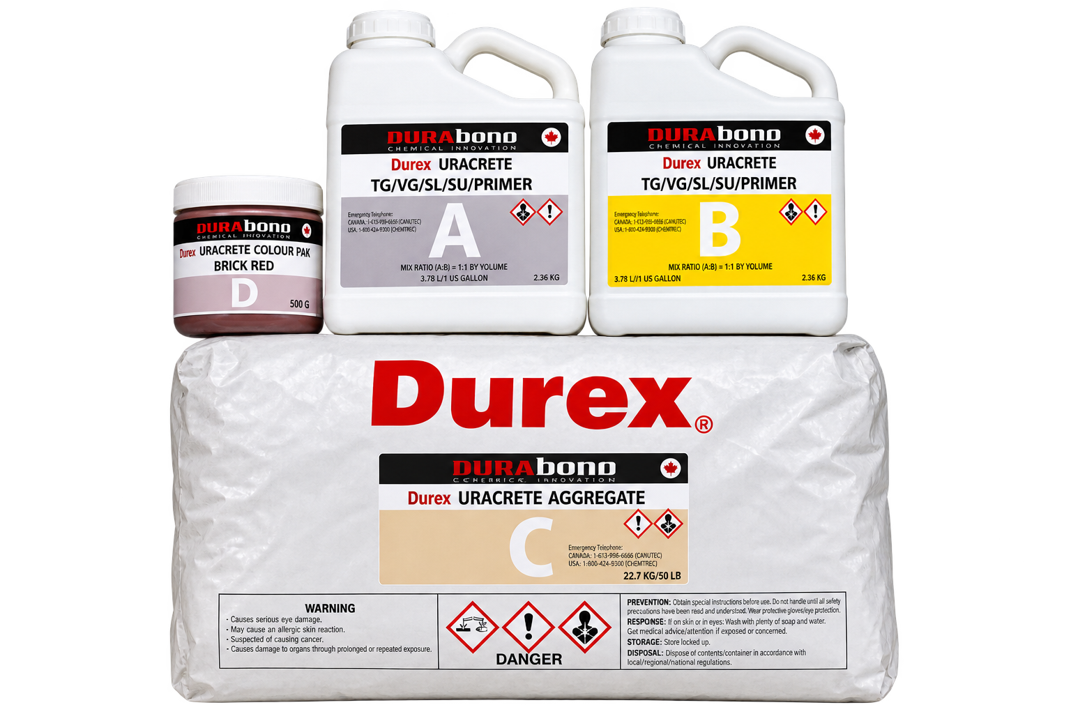 Durex Dur-A-Hard SL self-leveling cementitious polyurethane flooring system