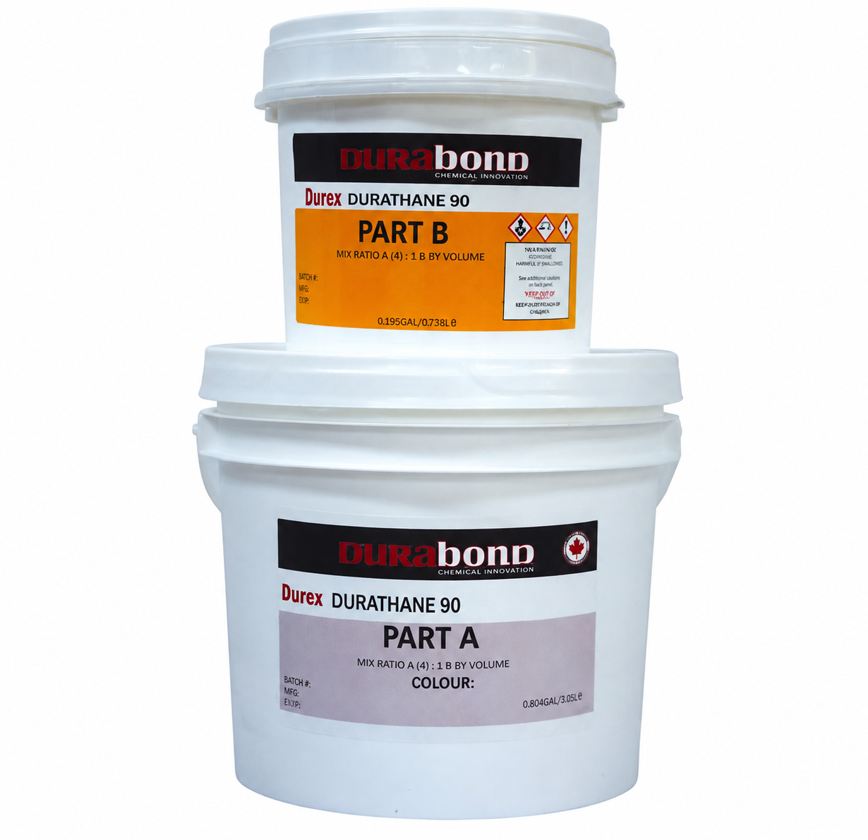 Durex Durathane 90 UV-resistant aliphatic polyurethane coating.
